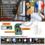 Détecteur d’ouverture pour portes et fenêtres, compatible 868 MHz