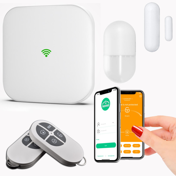 Alarme maison GSM sans fil 4G – Sécurisez votre domicile efficacement.